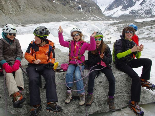 Initiation avec un guide sur la Mer de Glace