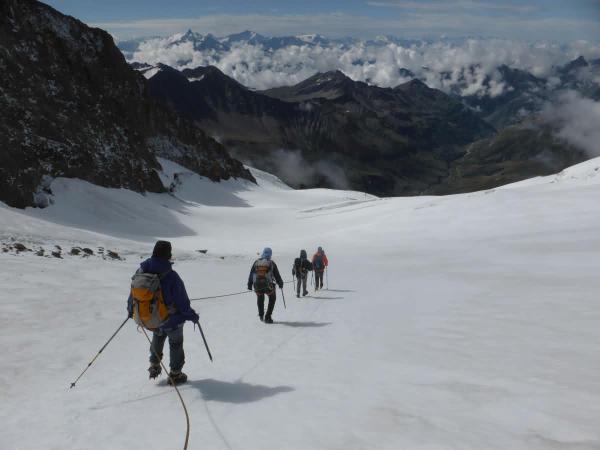 Stage d'alpinisme dans le massif du Mont-Blanc